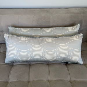 One PAIR of Decorative Lumbar Pillows